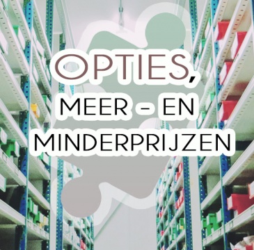 Opties, meer- en minderprijzen