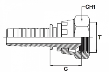 Slangpilaar 3/8" (9,5 mm)